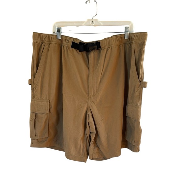 Duluth Nylon Tan Cargo Shorts size 2XL - Picture 1 of 3